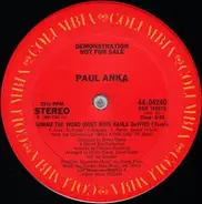 Paul Anka - Gimme The Word