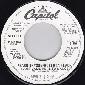 Peabo Bryson - I Just Came Here To Dance