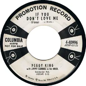 Peggy King - If You Don't Love Me