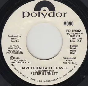 Peter Bennett - Have Friend Will Travel