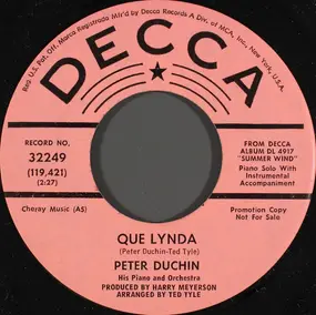 Peter Duchin - Que Lynda