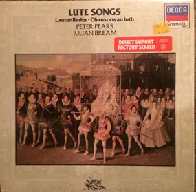 Peter Pears - Lute Songs Lautenlieder / Chansons au luth