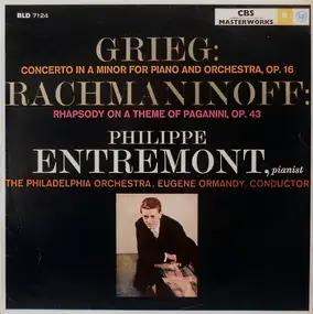 Philippe Entremont - Concerto In A Minor For Piano And Orchestra, Op. 16