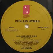 Phyllis Hyman - You Just Don't Know / Slow Dancin'