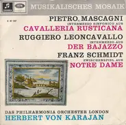Mascagni / Leoncavallo - Intermezzo Sinfonico Aus Cavalleria Rusticana / Intermezzo Aus Der Bajazzo / Zwischenspiel Aus Notr