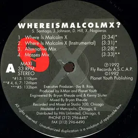 Planet Youth - Where Is Malcolm X?