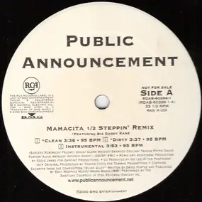 Public Announcement - Mamacita (1/2 Steppin' Remix)
