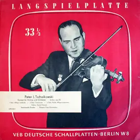 David Oistrach - Konzert Für Violine Und Orchester D-dur, Op. 35 / Franz Konwitschny