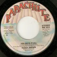 Randy Brown - You Says It All / Crazy 'Bout You Baby
