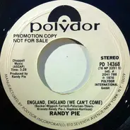 Randy Pie - England, England (We Can't Come)