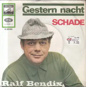 Ralf Bendix - Gestern Nacht / Schade