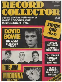 Record Collector - No.90 / FEB. 1987 - David Bowie