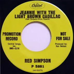 Red Simpson - Jeannie With The Light Brown Cadillac / I've Just Lost You