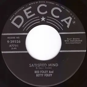 Red Foley - Satisfied Mind / How About Me
