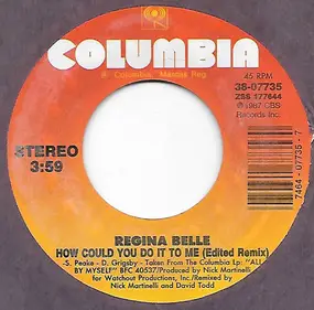Regina Belle - How Could You Do It To Me (Edited Remix)