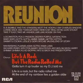 The Reunion Legacy Band - Life Is A Rock But The Radio Rolled Me