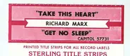 Richard Marx - Take This Heart