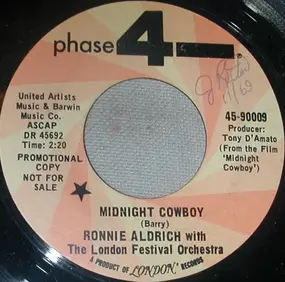 Ronnie Aldrich - Midnight Cowboy / Theme From ' In The Dark'
