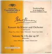 Robert Schumann / Berliner Philharmoniker, Ferdinand Leitner - Sinfonie Nr.3 Es-dur op.97; Konzert für Klavier und Orchester a-moll