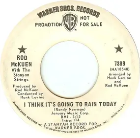 Rod McKuen - I Think It's Going To Rain Today