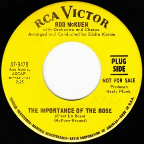 Rod McKuen - The Importance Of The Rose (C'est La Rose) / The Single Man