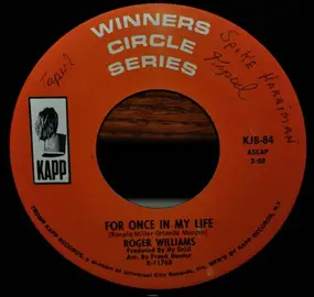 Roger Williams - For Once In My Life / As Long As He Needs Me