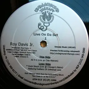 Roy Davis, Jr. - Live On Da Set 1