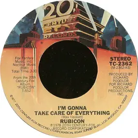 Rubicon - I'm Gonna Take Care Of Everything / That's The Way Things Are
