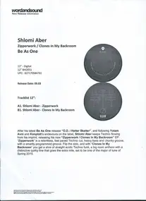 Shlomi Aber - Zipperwork / Clones In My Backroom