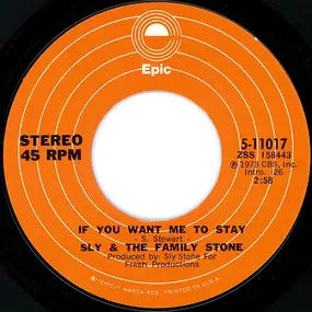 Sly and the Family Stone - If You Want Me To Stay