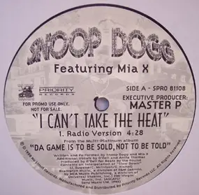Snoop Dogg - I Can't Take The Heat