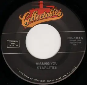 The Starlites - Missing You / Give Me A Kiss