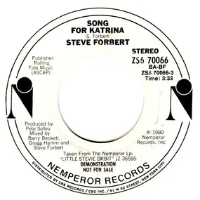 Steve Forbert - Song For Katrina