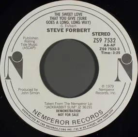 Steve Forbert - The Sweet Love That You Give (Sure Goes A Long Long Way)