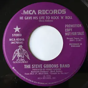 Steve Gibbons Band - He Gave His Life To Rock 'N' Roll