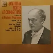 Prokofiev / Rachmaninoff / Sviatoslav Richter - At Carnegie Hall - All Prokofiev Program October 23, 1960